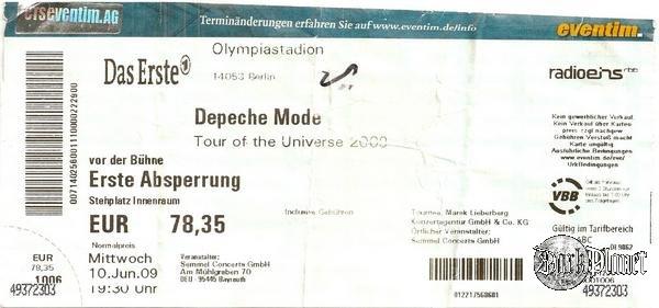 DEPECHE MODE -BERLIN 10.06.2009