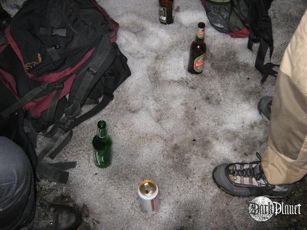 Cerveza in thy snow