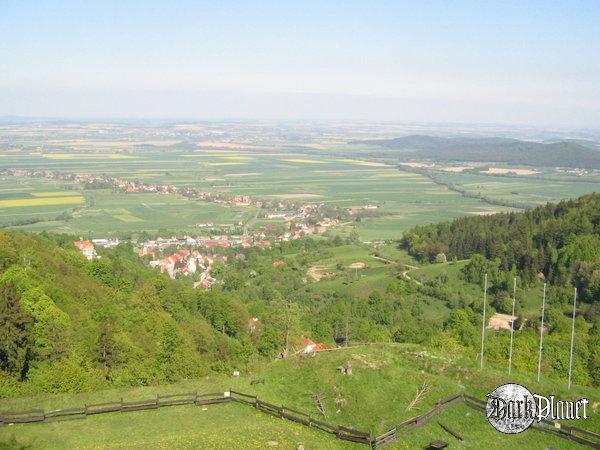 widok z Donjonu na Srebrną