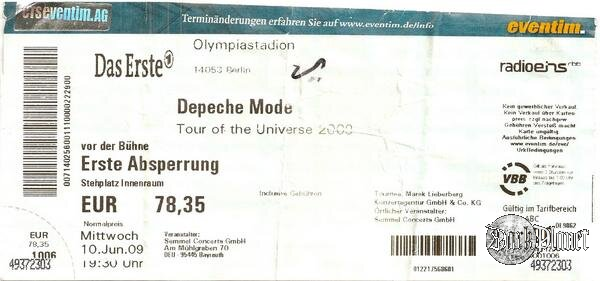 DEPECHE MODE -BERLIN 10.06.2009