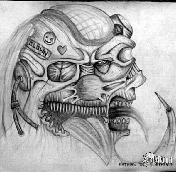 Śmieszny clown.