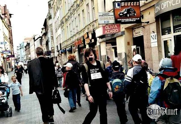 alone in the crowd.
