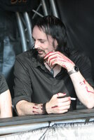 My Dying Bride signing session - Aaron Stainthorpe 
