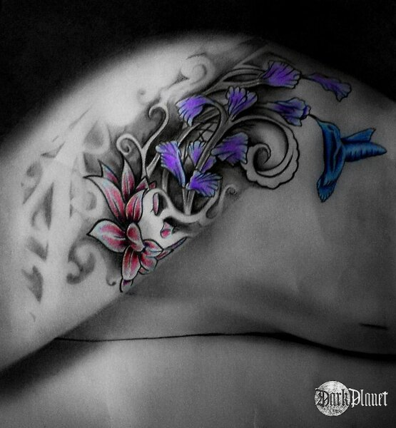 Tattooed girl