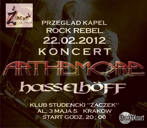 RTHEMORE wystąpi 22.02.2012 w Krakowskim klubie Żaczek w ramach przeglądu rockre
