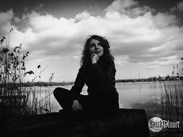 Woman in black