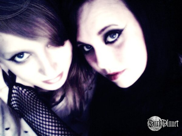 with my sister