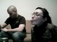 Picie wódki na skype.