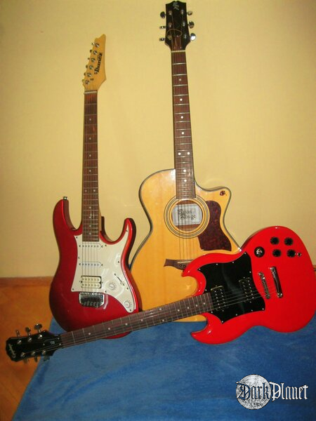 Moje gitarki:)