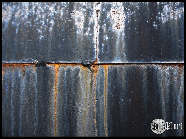 rusty metal plate