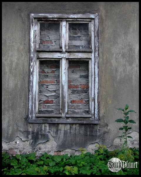 bricked window