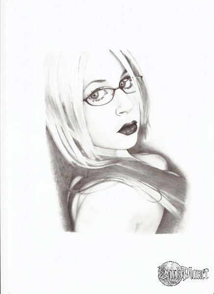 girl with glasess