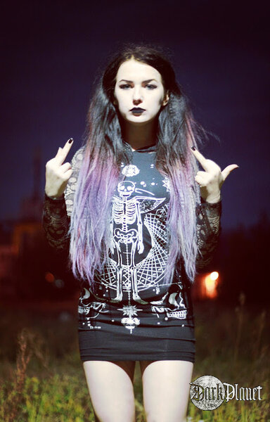 Silver Wolfie / Rebel Girl set / sukienka Jawbreaker