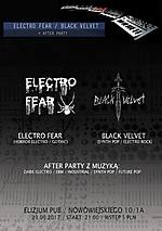 Koncert Electro Fear / Black Velvet + After Party