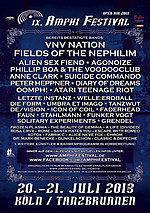 Amphi Festival 2013 - Kolejne potwierdzone zespoły