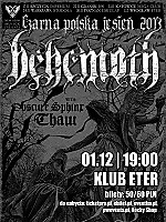 Behemoth, Obscure Sphinx, Thaw - Eter, Wrocław (1.12.2013)