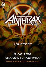 Anthrax zagra w Krakowie