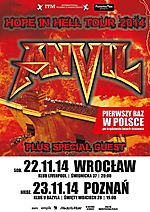 Anvil po raz pierwszy w Polsce na dwóch koncertach
