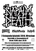Napalm Death wystąpi we Wrocławiu