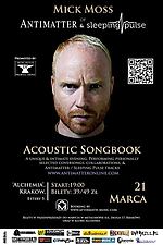 Mick Moss wystapi w Krakowie
