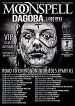 Moonspell, Dagoba, Jaded Star Wrocław Alibi - 29.10.2015