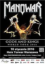 Manowar - Torwar, Warszawa (16.01.2016)