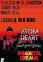 Gorgonzolla, Immortal Dreams oraz Atom Heart zagrają w Żyrardowie