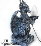 Figurki Fantasy: Elfy, wróżki, smoki i gargulce. Pokój w stylu gothic.