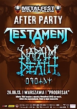 Testament, Napalm Death, Ogotay - Progresja, Warszawa (26 VI 2013)