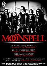 Moonspell da 3 koncerty w Polsce już niebawem