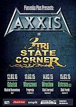 Axxis i Tri State Corner na trzech koncertach w Polsce