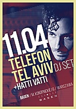Telefon Tel Aviv w najbliższą sobotę w Warszawie