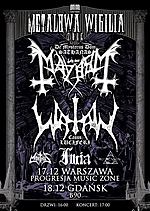 Metalowa Wigilia - Mayhem, Watain, Furia i goście