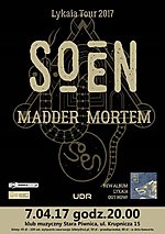 Soen, Madder Mortem - Stara Piwnica, Wrocław (07.04.2017)
