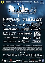 Castle Party 2017 - Lineup and program